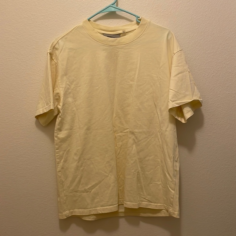 Essentials T-Shirt Light Yellow - image 1